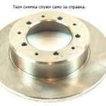 спирачен диск заден